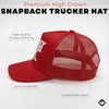 image:imageFunky Junque Mesh Trucker Hat  Lightweight Cotton Cap with Sun Protection Golf Beach and Errands Trendy Caps for MenEasy Tiger  Red
