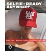 image:imageFunky Junque Mesh Trucker Hat  Lightweight Cotton Cap with Sun Protection Golf Beach and Errands Trendy Caps for MenEasy Tiger  Red