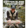 image:imageFunky Junque Mesh Trucker Hat  Lightweight Cotton Cap with Sun Protection Golf Beach and Errands Trendy Caps for MenFish Around  Find Trout  Black