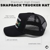 image:imageFunky Junque Mesh Trucker Hat  Lightweight Cotton Cap with Sun Protection Golf Beach and Errands Trendy Caps for MenFish Around  Find Trout  Black