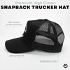 image:imageFunky Junque Mesh Trucker Hat  Lightweight Cotton Cap with Sun Protection Golf Beach and Errands Trendy Caps for MenSave the Turtles Hit It Raw  Black