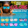 image:imageFunky Junque Mirrored Sunglasses Reflective 80s Style Shades  Lightweight frameless sunglasses with reflective mirror lenses for driving beach days festivals amp unisex 80s stylePurple