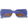 image:imageFunky Junque Oversized Vintage Sunglasses Square Frame Shades  Premium oversized sunglasses with square frames for beach days pool parties festivals travel amp everyday wearLight Blue FramesBrown Lenses