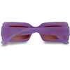 image:imageFunky Junque Oversized Vintage Sunglasses Square Frame Shades  Premium oversized sunglasses with square frames for beach days pool parties festivals travel amp everyday wearLavender FramesBrown Lenses