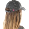 image:imageFunky Junque Pink Ribbon Awareness Cap Embroidered Cotton Baseball Hat  Soft cotton cap with embroidered pink ribbon for October awareness charity walks fundraising amp survivor giftsThis is My Fight Hat  Black