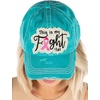 image:imageFunky Junque Pink Ribbon Awareness Cap Embroidered Cotton Baseball Hat  Soft cotton cap with embroidered pink ribbon for October awareness charity walks fundraising amp survivor giftsThis is My Fight Hat  Turquoise
