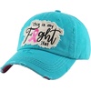 image:imageFunky Junque Pink Ribbon Awareness Cap Embroidered Cotton Baseball Hat  Soft cotton cap with embroidered pink ribbon for October awareness charity walks fundraising amp survivor giftsThis is My Fight Hat  Turquoise