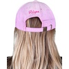 image:imageFunky Junque Pink Ribbon Awareness Cap Embroidered Cotton Baseball Hat  Soft cotton cap with embroidered pink ribbon for October awareness charity walks fundraising amp survivor giftsPink Ribbon