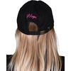 image:imageFunky Junque Pink Ribbon Awareness Cap Embroidered Cotton Baseball Hat  Soft cotton cap with embroidered pink ribbon for October awareness charity walks fundraising amp survivor giftsBlack Ribbon
