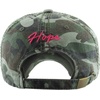 image:imageFunky Junque Pink Ribbon Awareness Cap Embroidered Cotton Baseball Hat  Soft cotton cap with embroidered pink ribbon for October awareness charity walks fundraising amp survivor giftsCamo Ribbon
