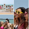 image:imageFunky Junque Polarized Retro Sunglasses Bridal Party Shades  Lightweight polarized sunglasses with contoured arms for bachelorette parties engagements honeymoons amp bridal showersSolid  Light Pink