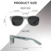 image:imageFunky Junque Polarized Retro Sunglasses Bridal Party Shades  Lightweight polarized sunglasses with contoured arms for bachelorette parties engagements honeymoons amp bridal showersIll Bring the  Bad Decisions Heather Grey