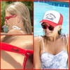 image:imageFunky Junque Polarized Retro Sunglasses Bridal Party Shades  Lightweight polarized sunglasses with contoured arms for bachelorette parties engagements honeymoons amp bridal showersIll Bring the  Trouble Red