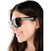image:imageFunky Junque Polarized Retro Sunglasses Bridal Party Shades  Lightweight polarized sunglasses with contoured arms for bachelorette parties engagements honeymoons amp bridal showersBride Tribe Black