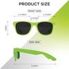 image:imageFunky Junque Polarized Retro Sunglasses Bridal Party Shades  Lightweight polarized sunglasses with contoured arms for bachelorette parties engagements honeymoons amp bridal showersSolid  Neon Lime