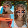 image:imageFunky Junque Polarized Retro Sunglasses Bridal Party Shades  Lightweight polarized sunglasses with contoured arms for bachelorette parties engagements honeymoons amp bridal showersIll Bring the  Margaritas Neon Orange