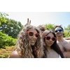 image:imageFunky Junque Polarized Retro Sunglasses Bridal Party Shades  Lightweight polarized sunglasses with contoured arms for bachelorette parties engagements honeymoons amp bridal showersSolid  Light Pink