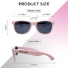 image:imageFunky Junque Polarized Retro Sunglasses Bridal Party Shades  Lightweight polarized sunglasses with contoured arms for bachelorette parties engagements honeymoons amp bridal showersBride Tribe Light Pink
