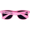 image:imageFunky Junque Polarized Retro Sunglasses Bridal Party Shades  Lightweight polarized sunglasses with contoured arms for bachelorette parties engagements honeymoons amp bridal showersIll Bring the  Alibi Light Pink