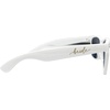 image:imageFunky Junque Polarized Retro Sunglasses Bridal Party Shades  Lightweight polarized sunglasses with contoured arms for bachelorette parties engagements honeymoons amp bridal showersBride White