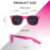 image:imageFunky Junque Polarized Retro Sunglasses Bridal Party Shades  Lightweight polarized sunglasses with contoured arms for bachelorette parties engagements honeymoons amp bridal showersIll Bring the  Crazy Hot Pink