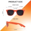 image:imageFunky Junque Polarized Retro Sunglasses Bridal Party Shades  Lightweight polarized sunglasses with contoured arms for bachelorette parties engagements honeymoons amp bridal showersSolid  Neon Orange