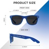 image:imageFunky Junque Polarized Retro Sunglasses Bridal Party Shades  Lightweight polarized sunglasses with contoured arms for bachelorette parties engagements honeymoons amp bridal showersIll Bring the  Booze Royal Blue