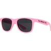 image:imageFunky Junque Polarized Retro Sunglasses Bridal Party Shades  Lightweight polarized sunglasses with contoured arms for bachelorette parties engagements honeymoons amp bridal showersIll Bring the  Alibi Light Pink