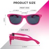 image:imageFunky Junque Polarized Retro Sunglasses Bridal Party Shades  Lightweight polarized sunglasses with contoured arms for bachelorette parties engagements honeymoons amp bridal showersBride Tribe Hot Pink