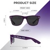 image:imageFunky Junque Polarized Retro Sunglasses Bridal Party Shades  Lightweight polarized sunglasses with contoured arms for bachelorette parties engagements honeymoons amp bridal showersIll Bring the  Snacks Dark Purple