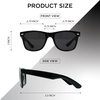 image:imageFunky Junque Polarized Retro Sunglasses Bridal Party Shades  Lightweight polarized sunglasses with contoured arms for bachelorette parties engagements honeymoons amp bridal showersSolid  Black