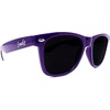 image:imageFunky Junque Polarized Retro Sunglasses Bridal Party Shades  Lightweight polarized sunglasses with contoured arms for bachelorette parties engagements honeymoons amp bridal showersIll Bring the  Snacks Dark Purple