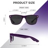image:imageFunky Junque Polarized Retro Sunglasses Bridal Party Shades  Lightweight polarized sunglasses with contoured arms for bachelorette parties engagements honeymoons amp bridal showersSolid  Dark Purple