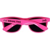 image:imageFunky Junque Polarized Retro Sunglasses Bridal Party Shades  Lightweight polarized sunglasses with contoured arms for bachelorette parties engagements honeymoons amp bridal showersIll Bring the  Party Hot Pink