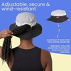 image:imageFunky Junque Ponytail Messy Bun Sun Hat UPF 50 Mesh Bucket Cap  Lightweight mesh ponytail bucket hat with openback hole for hiking running gardening beach amp fishingBlackGrey
