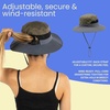 image:imageFunky Junque Ponytail Messy Bun Sun Hat UPF 50 Mesh Bucket Cap  Lightweight mesh ponytail bucket hat with openback hole for hiking running gardening beach amp fishingOliveCharcoal