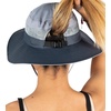 image:imageFunky Junque Ponytail Messy Bun Sun Hat UPF 50 Mesh Bucket Cap  Lightweight mesh ponytail bucket hat with openback hole for hiking running gardening beach amp fishing2 Pack GreyCharcoal  OliveCharcoal
