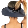 image:imageFunky Junque Ponytail Messy Bun Sun Hat UPF 50 Mesh Bucket Cap  Lightweight mesh ponytail bucket hat with openback hole for hiking running gardening beach amp fishing2 Pack GreyCharcoal  OliveCharcoal