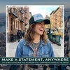image:imageFunky Junque Premium Mesh Snapback Trucker Hat  Stylish Comfort for All  Patriotic Humor amp More  Lightweight Foam Trucker Hat with Adjustable Snapback Concerts Festivals and Weekend Wear Funny Trucker HatsSlow Morning Club WhiteForest Green