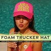image:imageFunky Junque Premium Mesh Snapback Trucker Hat  Stylish Comfort for All  Patriotic Humor amp More  Lightweight Foam Trucker Hat with Adjustable Snapback Concerts Festivals and Weekend Wear Funny Trucker HatsSave Water Drink Margs Hot Pink