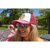 image:imageFunky Junque Premium Mesh Snapback Trucker Hat  Stylish Comfort for All  Patriotic Humor amp More  Lightweight Foam Trucker Hat with Adjustable Snapback Concerts Festivals and Weekend Wear Funny Trucker HatsSmiley Lightning Bolt  Hot PinkWhite