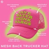 image:imageFunky Junque Premium Mesh Snapback Trucker Hat  Stylish Comfort for All  Patriotic Humor amp More  Lightweight Foam Trucker Hat with Adjustable Snapback Concerts Festivals and Weekend Wear Funny Trucker HatsSave Water Drink Margs Hot Pink