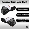 image:imageFunky Junque Premium Mesh Snapback Trucker Hat  Stylish Comfort for All  Patriotic Humor amp More  Lightweight Foam Trucker Hat with Adjustable Snapback Concerts Festivals and Weekend Wear Funny Trucker HatsButterfly  BlackWhite