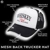 image:imageFunky Junque Premium Mesh Snapback Trucker Hat  Stylish Comfort for All  Patriotic Humor amp More  Lightweight Foam Trucker Hat with Adjustable Snapback Concerts Festivals and Weekend Wear Funny Trucker HatsWhiskey Bent Hell Bound  WhiteBlack