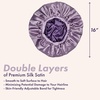 image:imageFunky Junque Satin Silk Sleep Bonnet Reversible Hair Wrap Cap  Premium satin sleep bonnet with reversible dualcolor design for bedtime hair protection curly styles amp braidsVioletDark Purple
