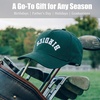 image:imageFunky Junque Solid Trucker Hat  Lightweight Polyester Hat with Sun Protection Everyday Outdoor and Vacation Trendy Hats for Women and MenBirdies Upside Down  Forest Green