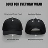 image:imageFunky Junque Solid Trucker Hat  Lightweight Polyester Hat with Sun Protection Everyday Outdoor and Vacation Trendy Hats for Women and MenBlack