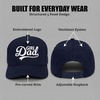 image:imageFunky Junque Solid Trucker Hat  Lightweight Polyester Hat with Sun Protection Everyday Outdoor and Vacation Trendy Hats for Women and MenGirl Dad  Navy