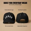 image:imageFunky Junque Solid Trucker Hat  Lightweight Polyester Hat with Sun Protection Everyday Outdoor and Vacation Trendy Hats for Women and MenHowdy Upside Down  Black