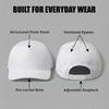 image:imageFunky Junque Solid Trucker Hat  Lightweight Polyester Hat with Sun Protection Everyday Outdoor and Vacation Trendy Hats for Women and MenWhite
